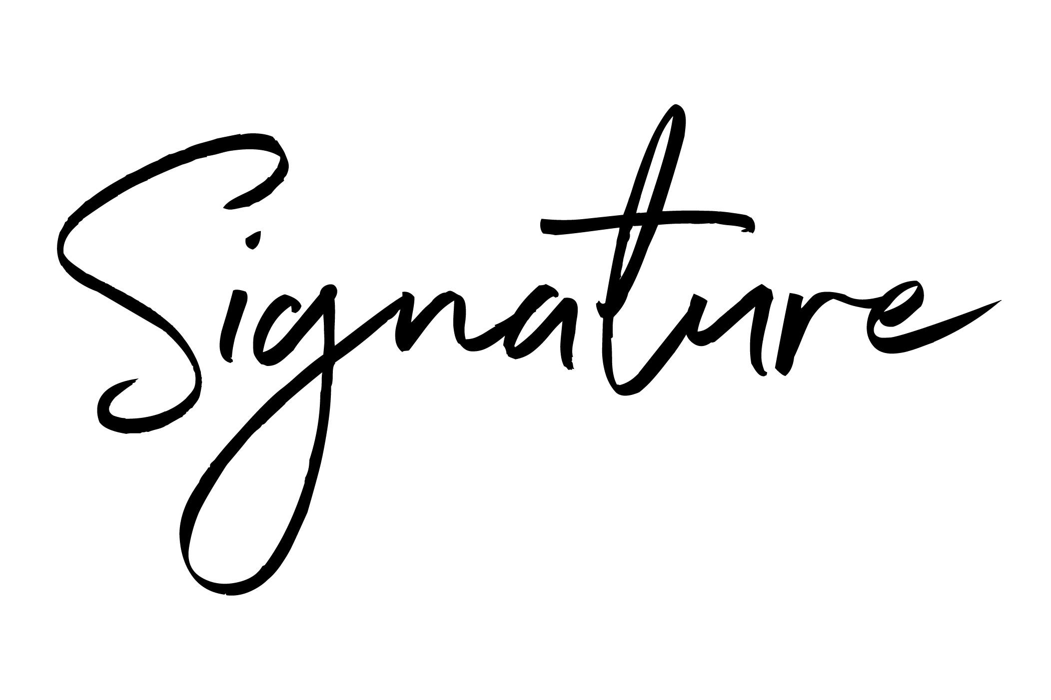 signature sample D